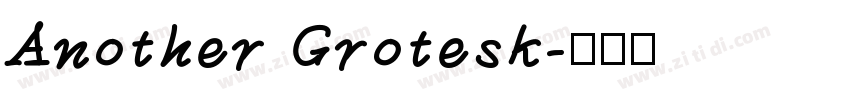 Another Grotesk字体转换